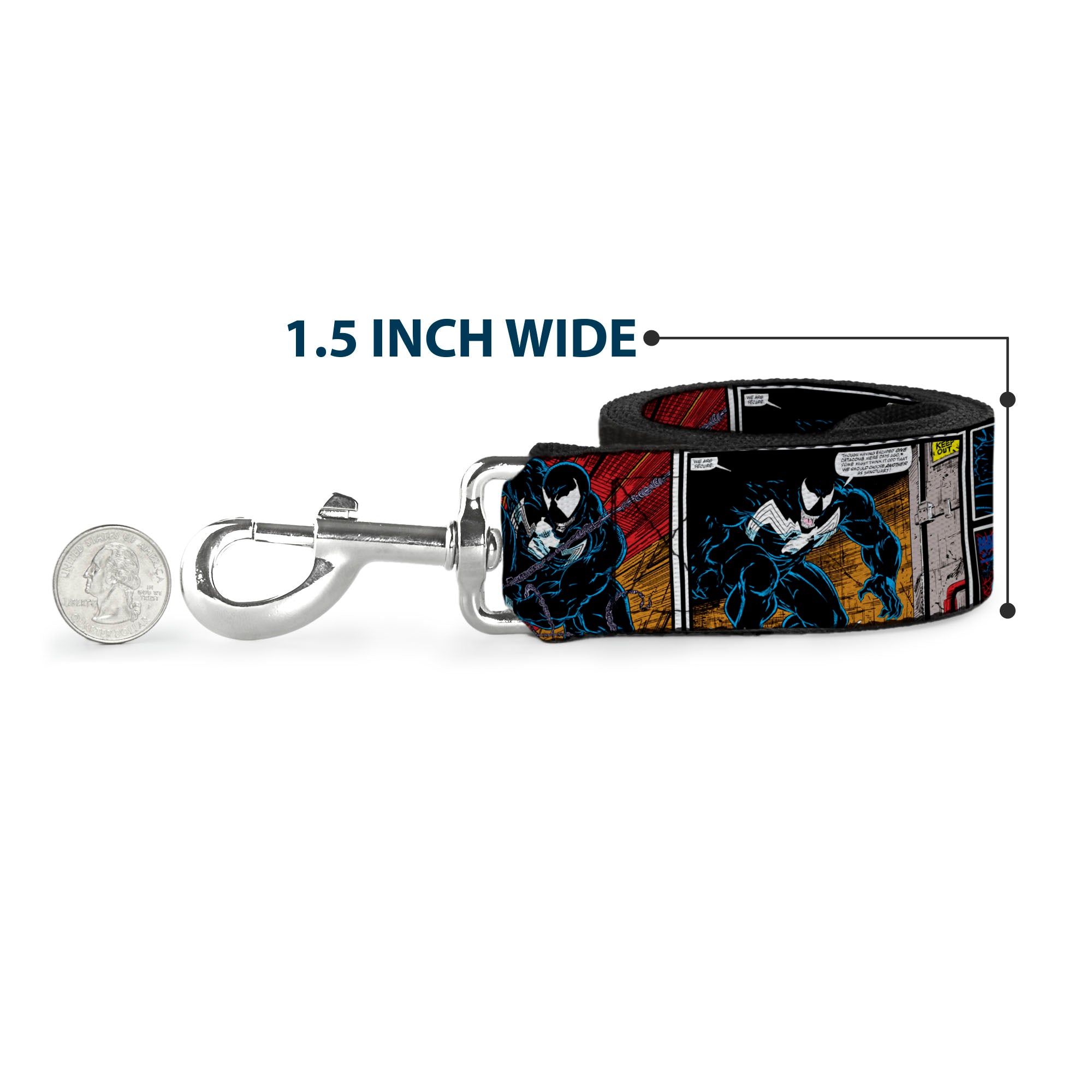 Dog Leash - Venom Comic Book Panels Dog Leashes Marvel Comics