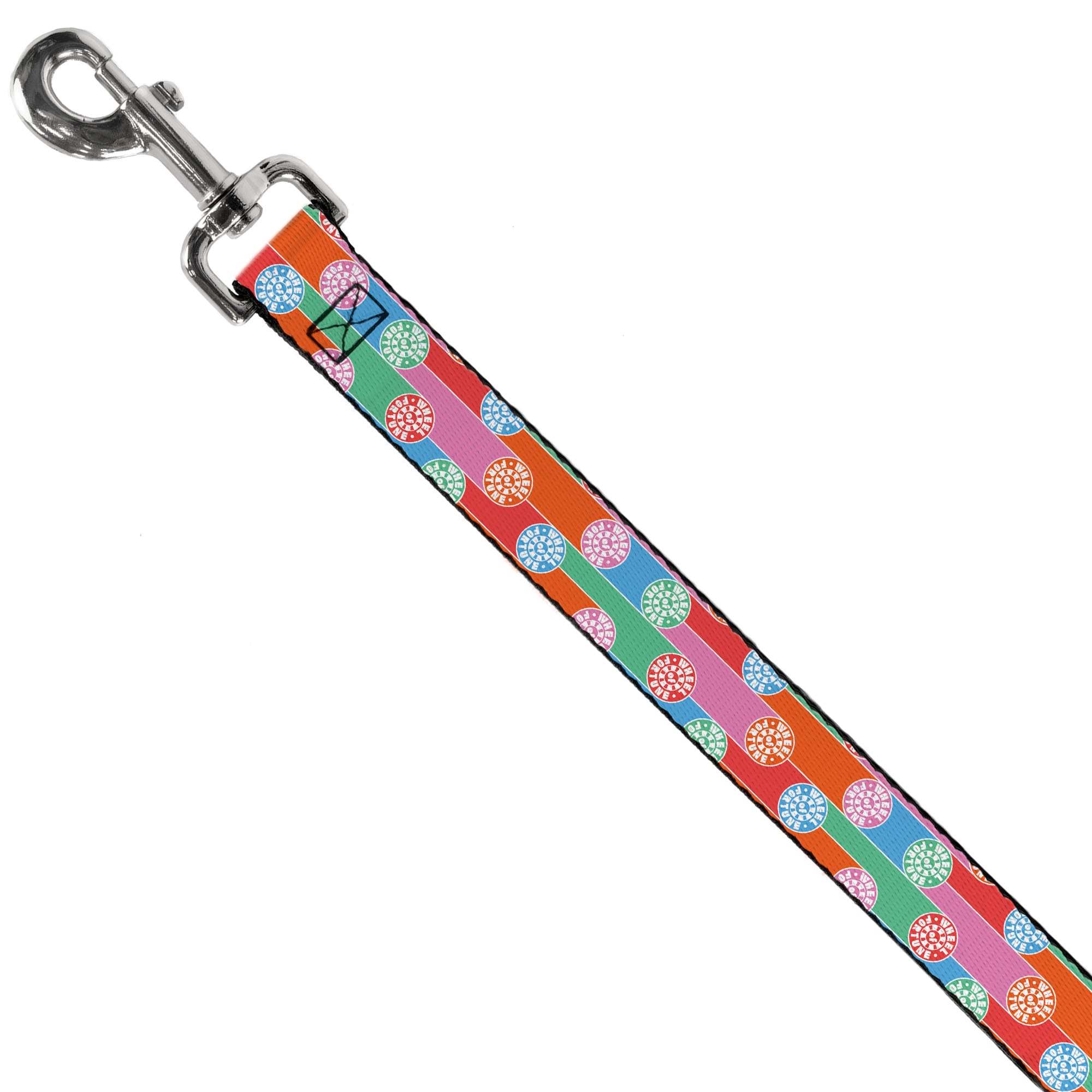 Dog Leash - WHEEL OF FORTUNE Wheels Collage Multi Color Dog Leashes Wheel of Fortune