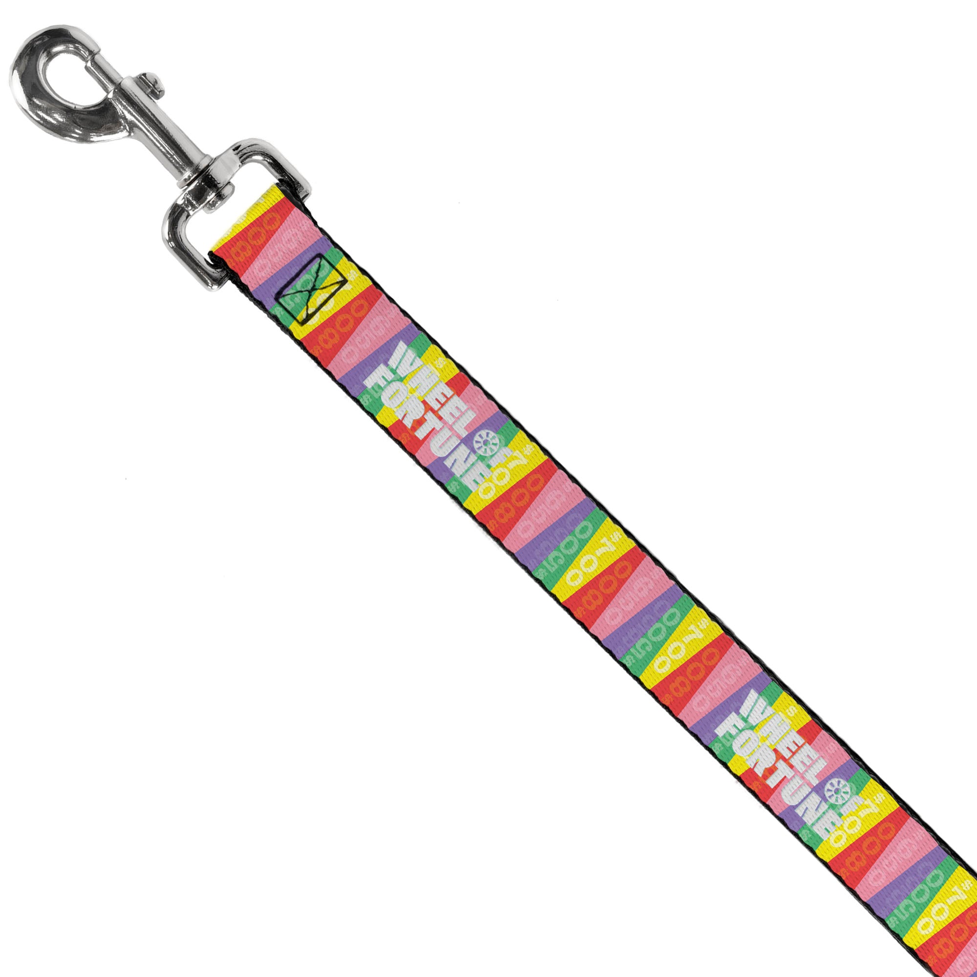 Dog Leash - WHEEL OF FORTUNE Cash Prize Wedges Multi Color/White Dog Leashes Wheel of Fortune