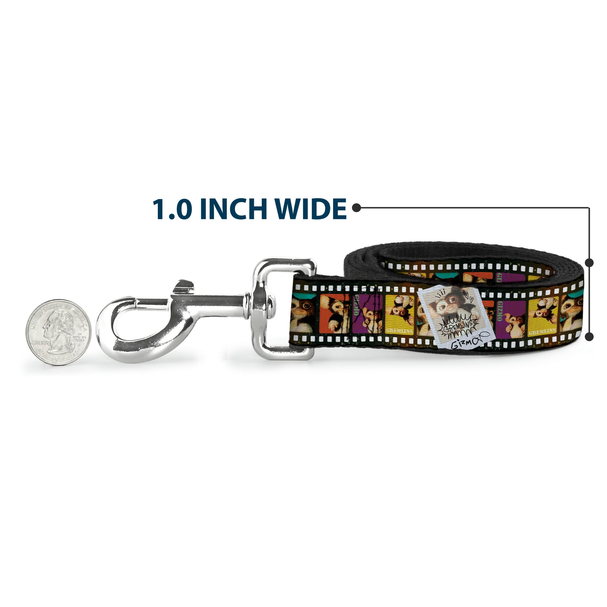 Dog Leash - Gremlins Gizmo Filmstrip Poses Multi Color Dog Leashes Gremlins