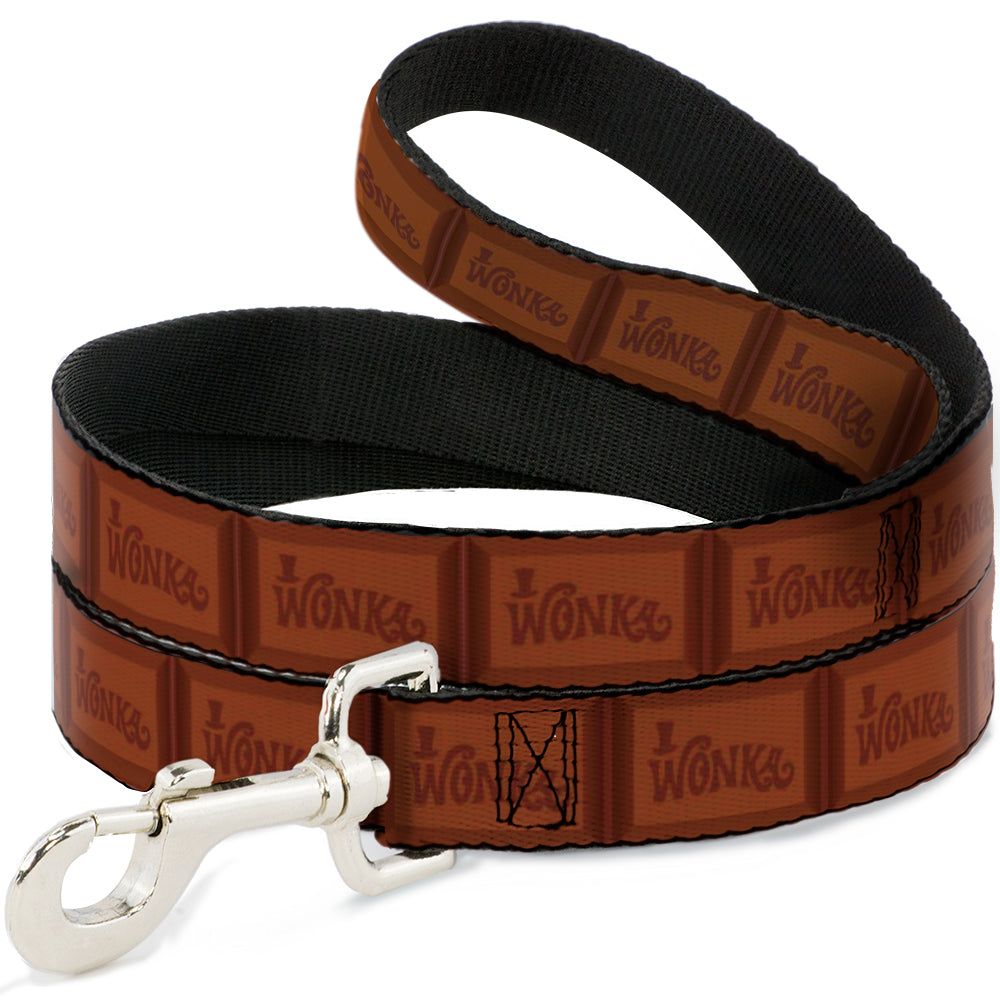 Dog Leash - Willy Wonka and the Chocolate Factory WONKA Chocolate Bar Browns Dog Leashes Willy Wonka and the Chocolate Factory