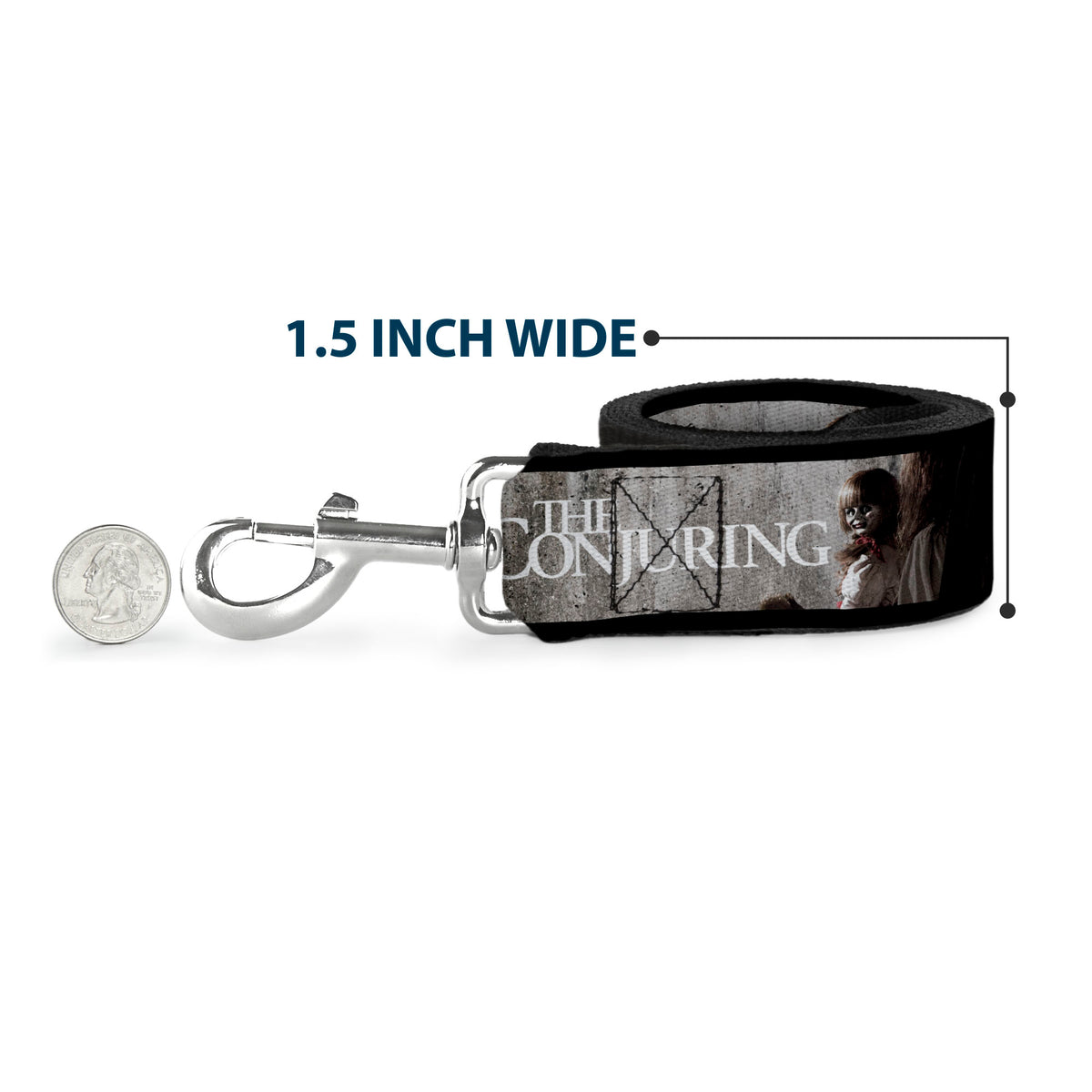 Dog Leash - THE CONJURING Annabelle Scene and Title Logo Dog Leashes The Conjuring