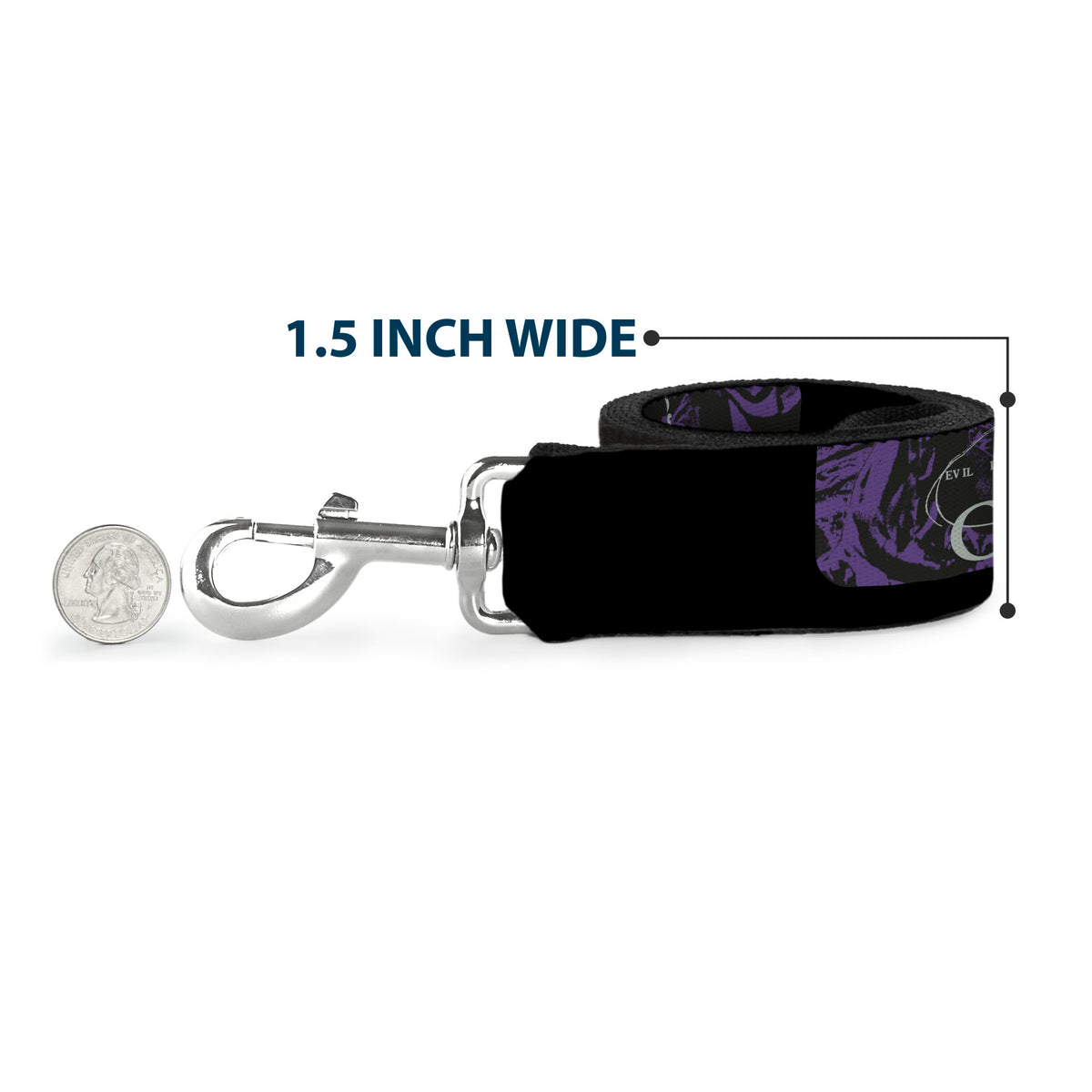 Dog Leash - THE CONJURING EVIL LOVES INNOCENCE Purple/Black Dog Leashes The Conjuring