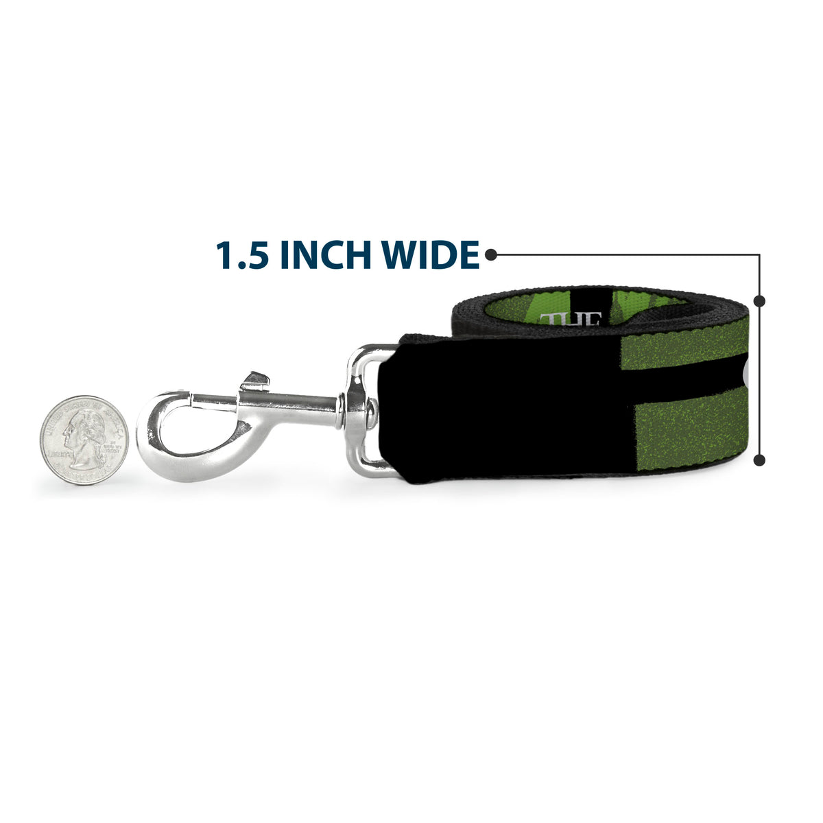 Dog Leash - THE CONJURING Annabelle Pose and Blocks Black/Greens/Red Dog Leashes The Conjuring