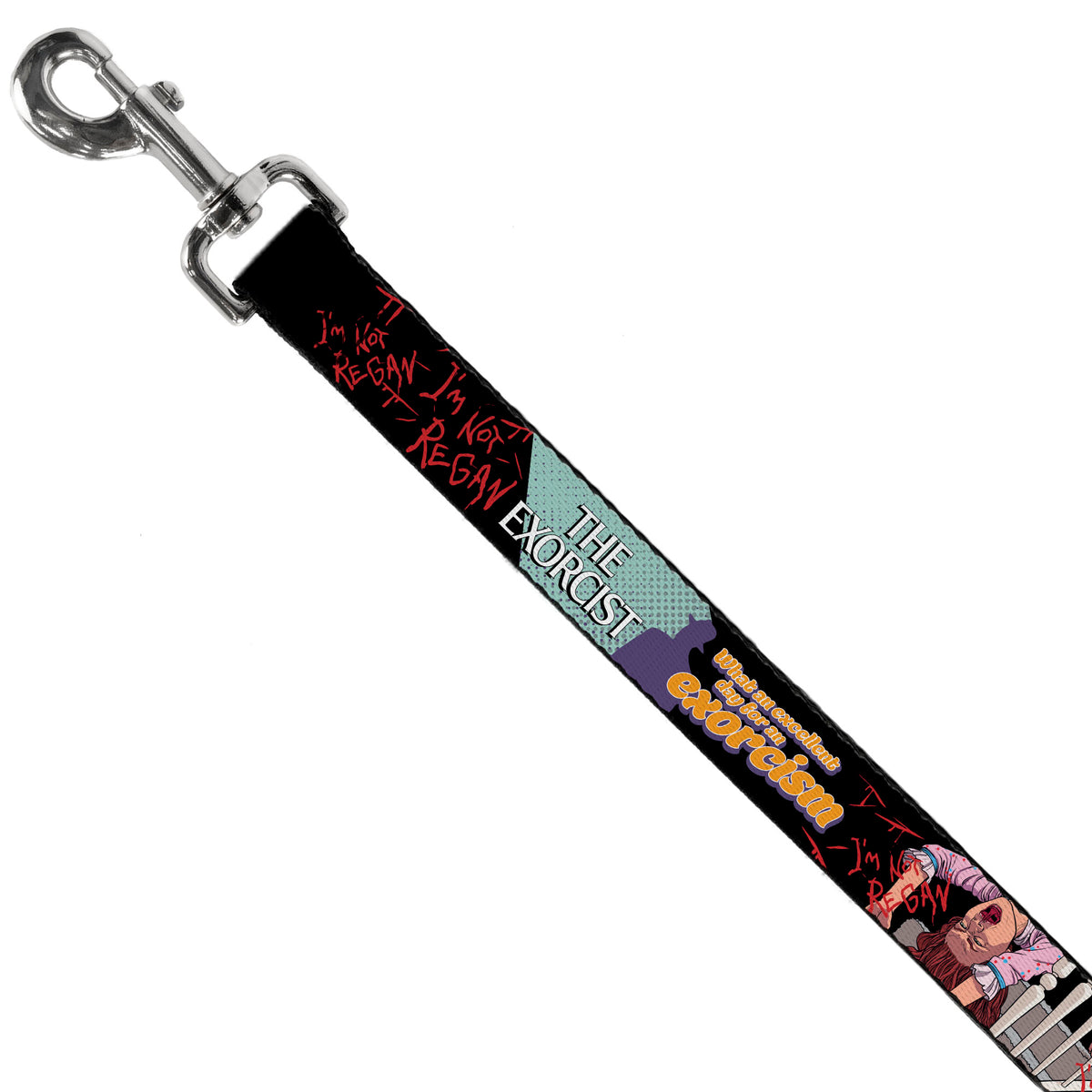 Dog Leash - THE EXORCIST Regan Pop Art EXCELLENT DAY FOR AN EXORCISM Pose Dog Leashes The Exorcist