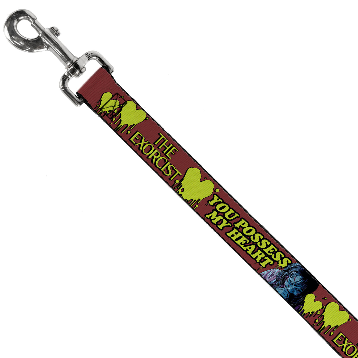 Dog Leash - THE EXORCIST Regan YOU POSSESS MY HEART Pose Red/Yellow Dog Leashes The Exorcist