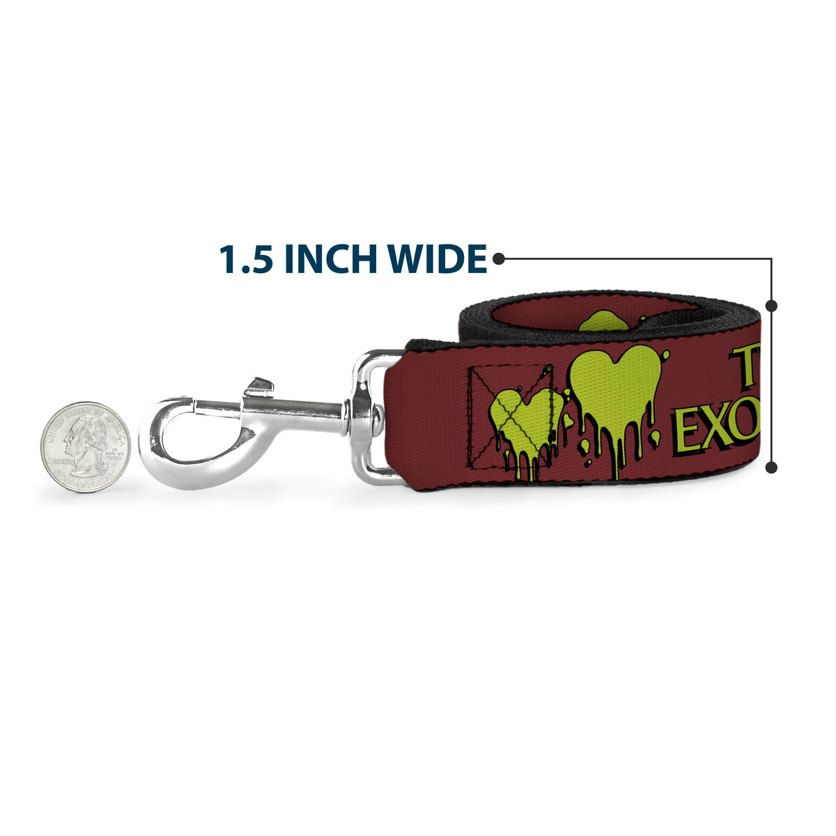 Dog Leash - THE EXORCIST Regan YOU POSSESS MY HEART Pose Red/Yellow Dog Leashes The Exorcist