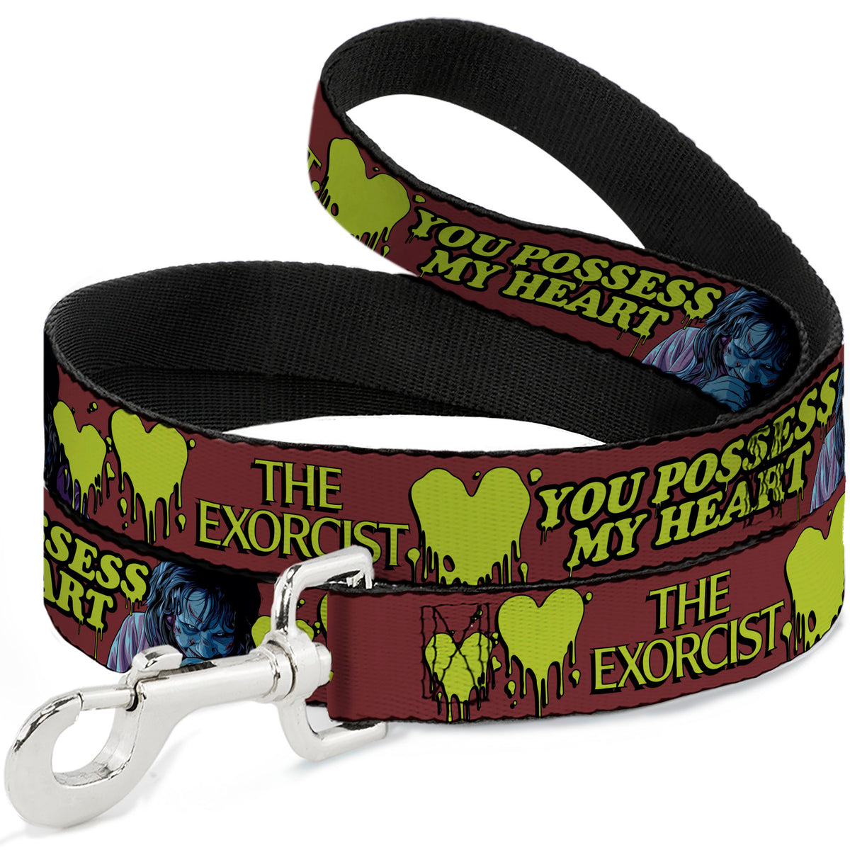 Dog Leash - THE EXORCIST Regan YOU POSSESS MY HEART Pose Red/Yellow Dog Leashes The Exorcist