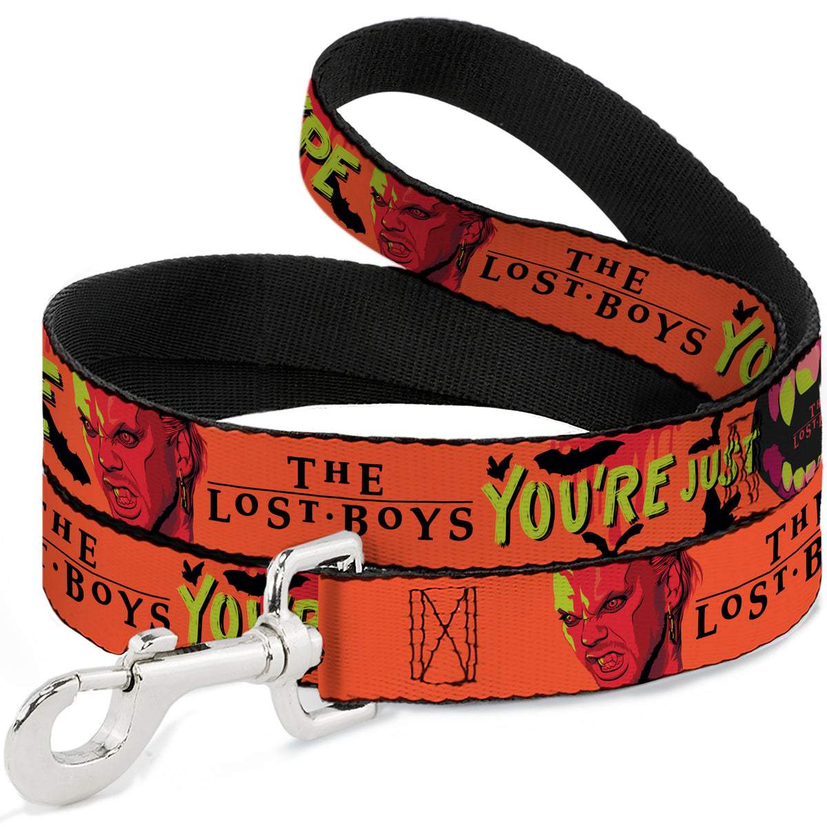 Dog Leash - The Lost Boys YOU'RE JUST MY BLOOD TYPE David Pose Orange/Black
