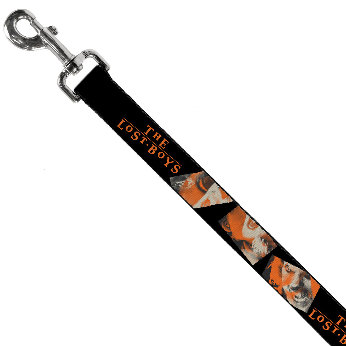 Dog Leash - THE LOST BOYS David Pose Stacked and Title Logo Black/Red
