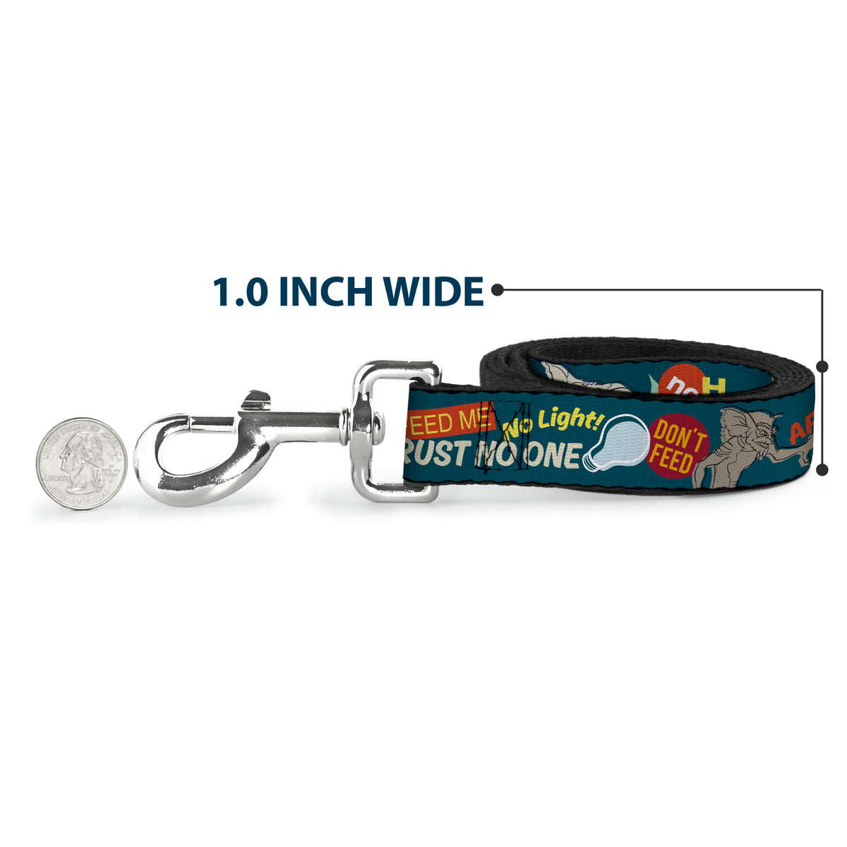 Dog Leash - GREMLINS MULTIPLIES WHEN WET Gizmo Pose Multi Color Dog Leashes Gremlins