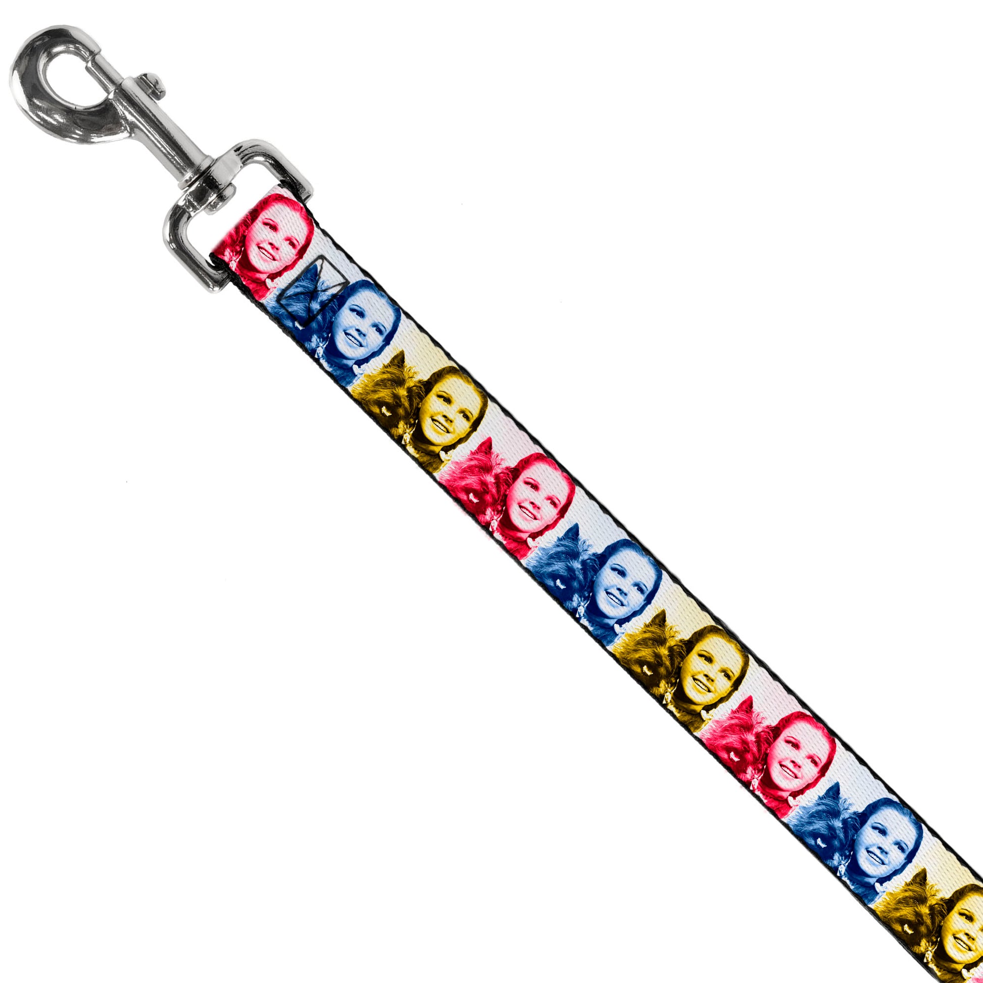 Dog Leash - The Wizard of Oz Dorothy and Toto Pose Blocks Blues/Yellows/Reds Dog Leashes The Wizard of Oz