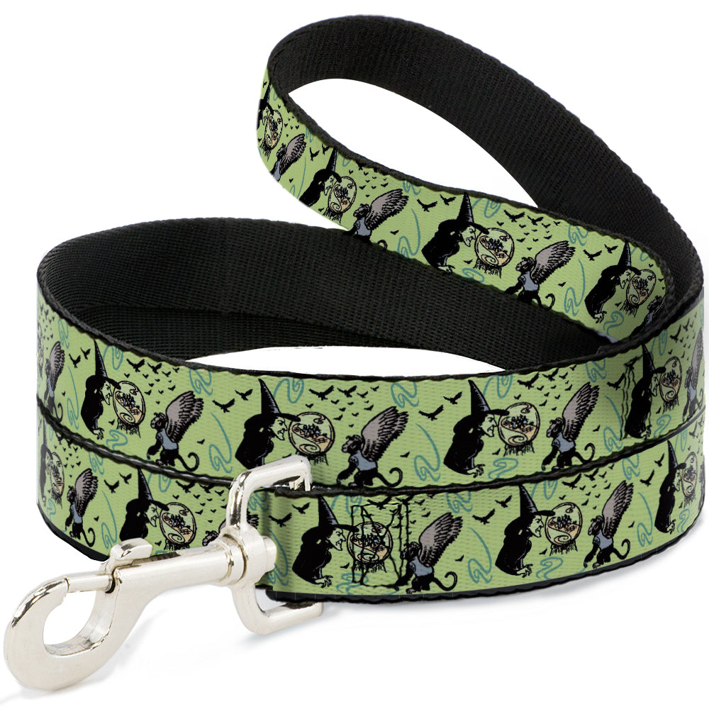 Dog Leash - The Wizard of Oz Wicked Witch of the West and Flying Monkeys Greens Dog Leashes The Wizard of Oz