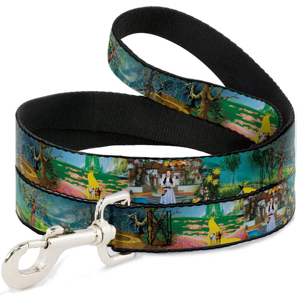Dog Leash - The Wizard of Oz Yellow Brick Road Scenes Dog Leashes The Wizard of Oz