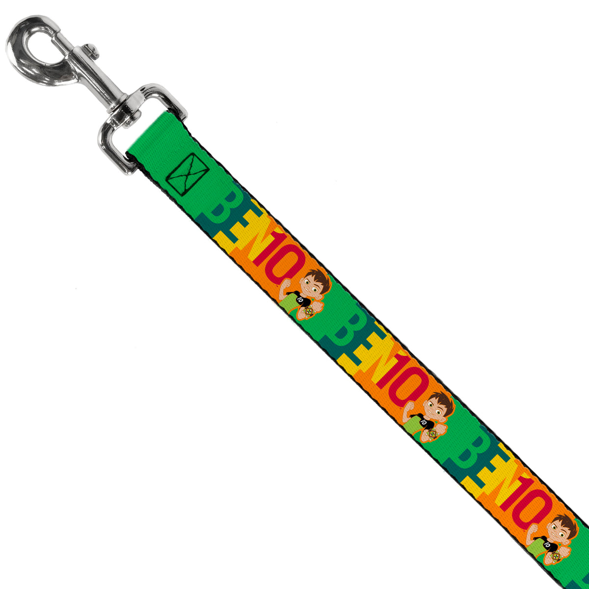 Dog Leash - BEN 10 Pose and Text Blocks Multi Color Dog Leashes Ben 10