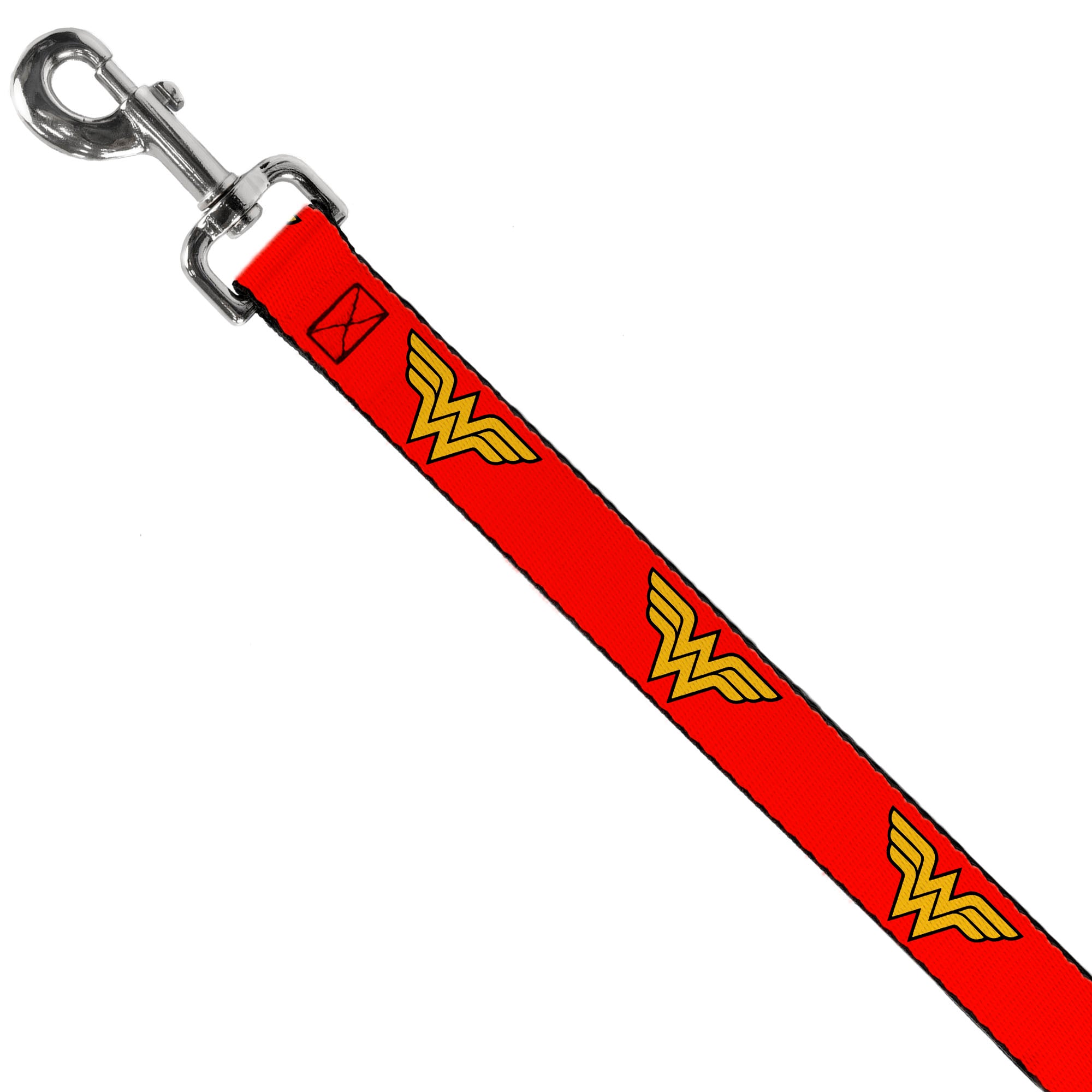 Dog Leash - Wonder Woman Logo Red Dog Leashes DC Comics
