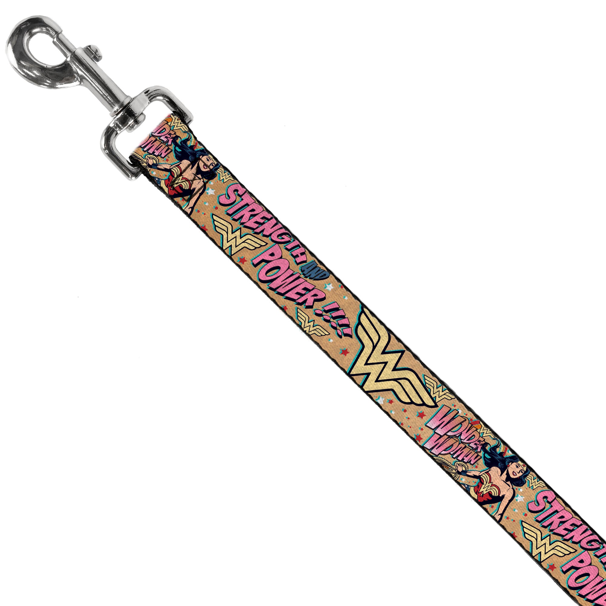Dog Leash - Wonder Woman Strength & Power Dog Leashes DC Comics