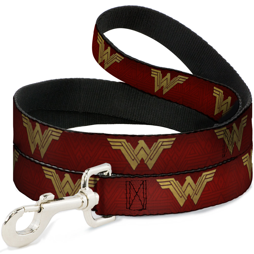 Dog Leash - Wonder Woman 2017 Icon Reds/Golds Dog Leashes DC Comics
