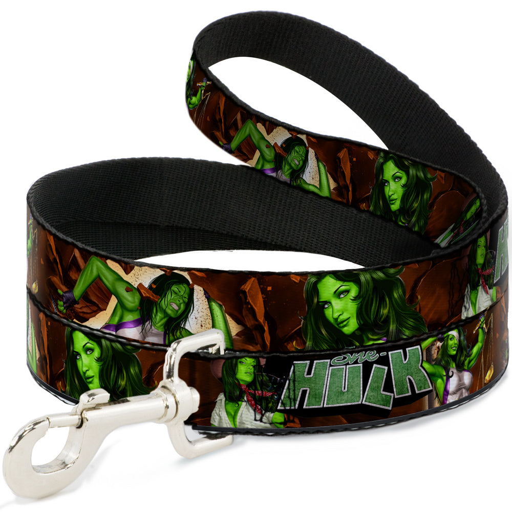 Dog Leash - SHE-HULK Comic Book Cover Poses/Rocks Dog Leashes Marvel Comics