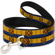 Dog Leash - X-Men Cyclops Utility Strap Blue/Gold/Black/Red Dog Leashes Marvel Comics