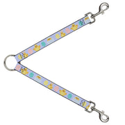 Dog Leash Splitter - Easter Chicks and Eggs Lavender Dog Leash Splitters Buckle-Down