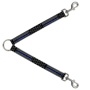 Dog Leash Splitter - FAFO FUCK AROUND AND FIND OUT Thin Blue Line Flag Dog Leash Splitters Buckle-Down