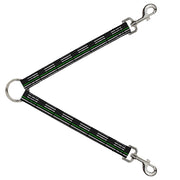 Dog Leash Splitter - Thin Green Line Flag Weathered Black/Gray/Green Dog Leash Splitters Buckle-Down