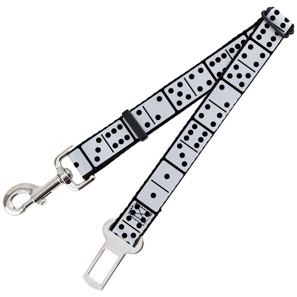 Dog Safety Seatbelt for Cars - Dominoes Black/White/Black Dog Safety Seatbelts for Cars Buckle-Down   