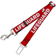 Dog Safety Seatbelt for Cars - LIFEGUARD/Logo Red/White Dog Safety Seatbelts for Cars Buckle-Down   