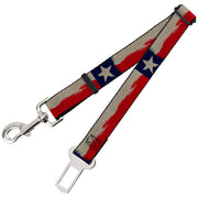 Dog Safety Seatbelt for Cars - Texas Flag C/U Distressed Painting Dog Safety Seatbelts for Cars Buckle-Down   