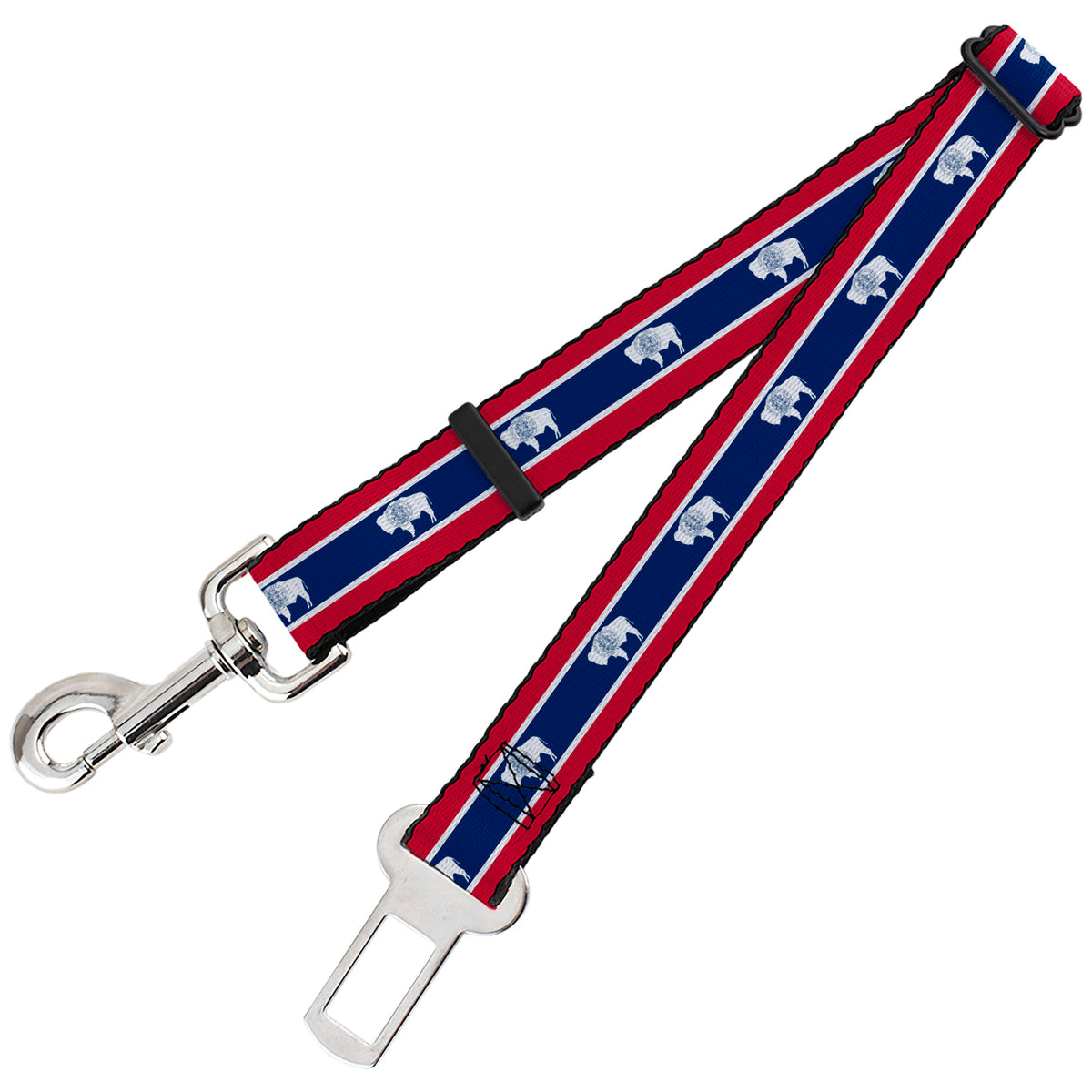 Dog Safety Seatbelt for Cars - Wyoming Flags Dog Safety Seatbelts for Cars Buckle-Down