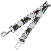 Dog Safety Seatbelt for Cars - Cali Bear White Dog Safety Seatbelts for Cars Buckle-Down   