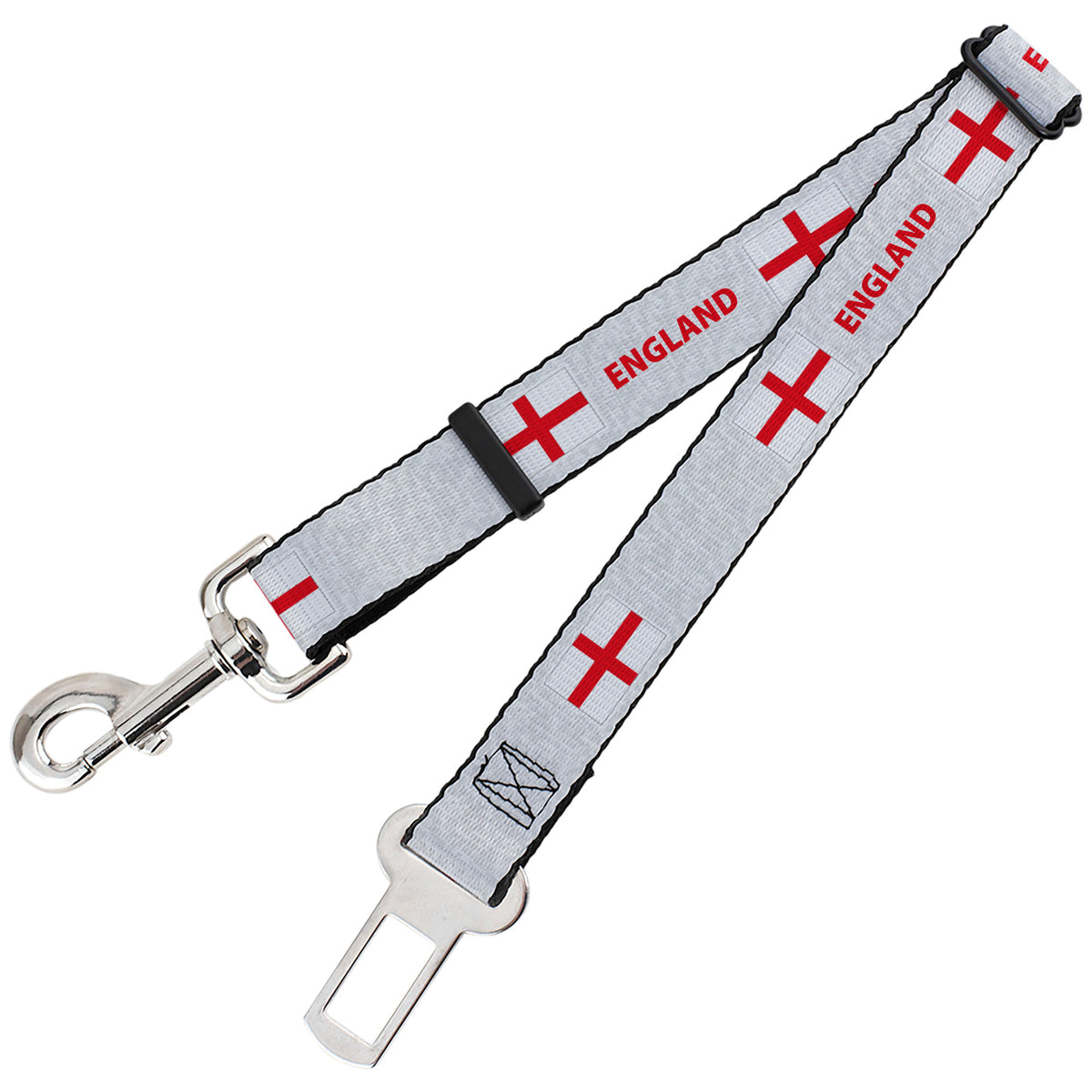Dog Safety Seatbelt for Cars - Global Soccer Cup Series England Spirit Flag Dog Safety Seatbelts for Cars Buckle-Down