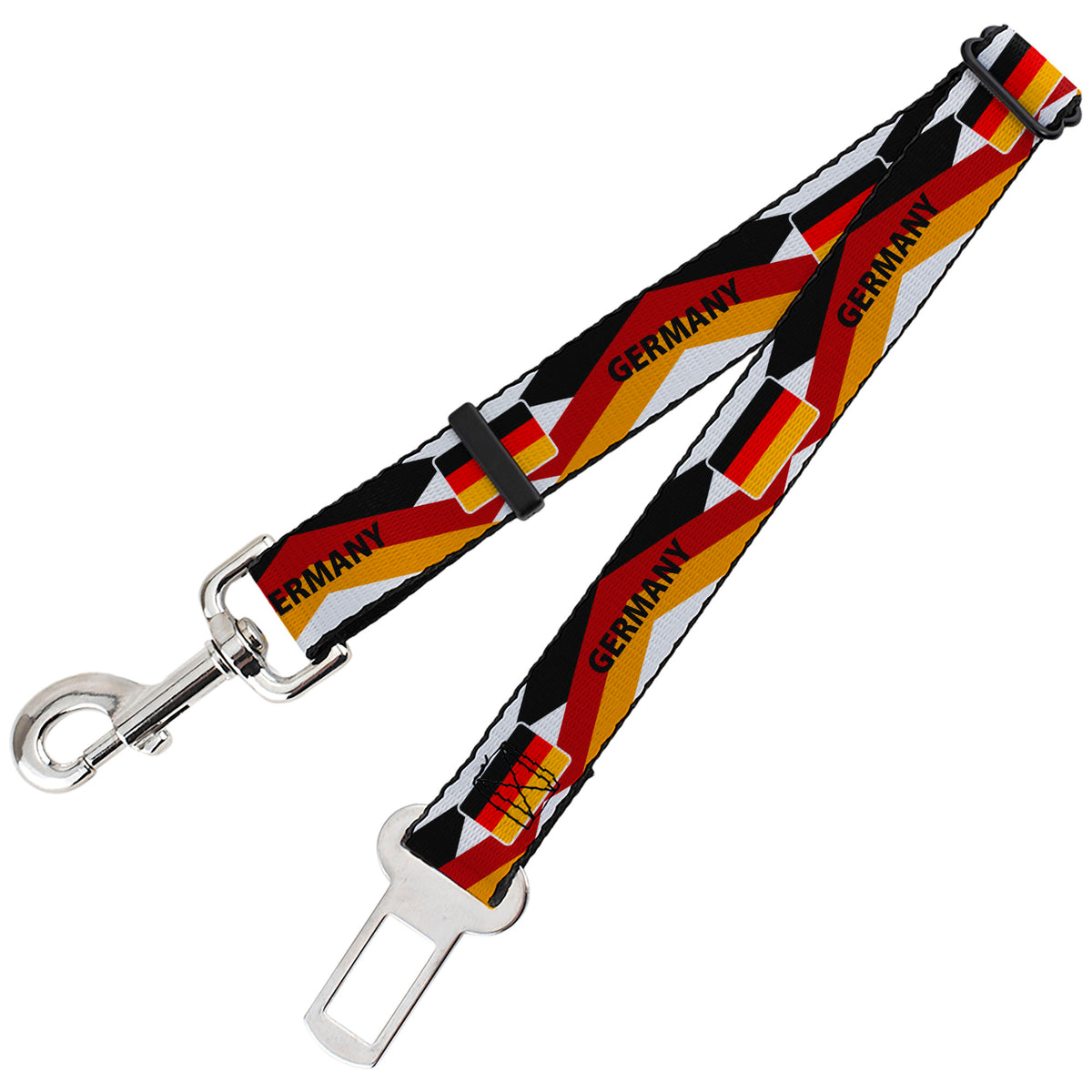Dog Safety Seatbelt for Cars - Global Soccer Cup Series Germany Spirit Flag Dog Safety Seatbelts for Cars Buckle-Down