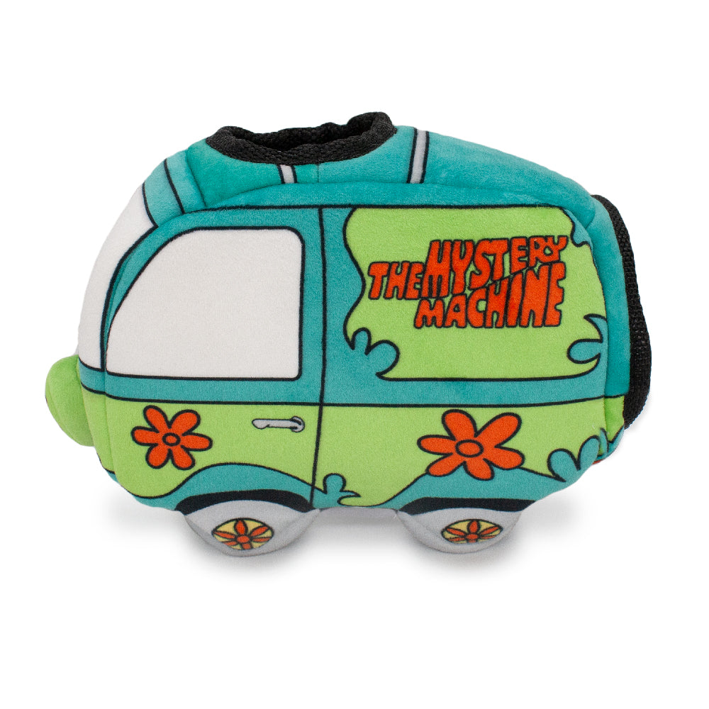 Dog Toy Hide and Seek Toy - Scooby-Doo The Mystery Machine Van with Scooby-Doo, Thelma and Shaggy Standing Plush Dog Toy Hide and Seek Hanna Barbera