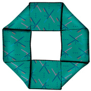 Dog Toy Squeaky Octagon Flyer - PDX Airport Carpet Old Dog Toy Squeaky Octagon Flyer Buckle-Down   