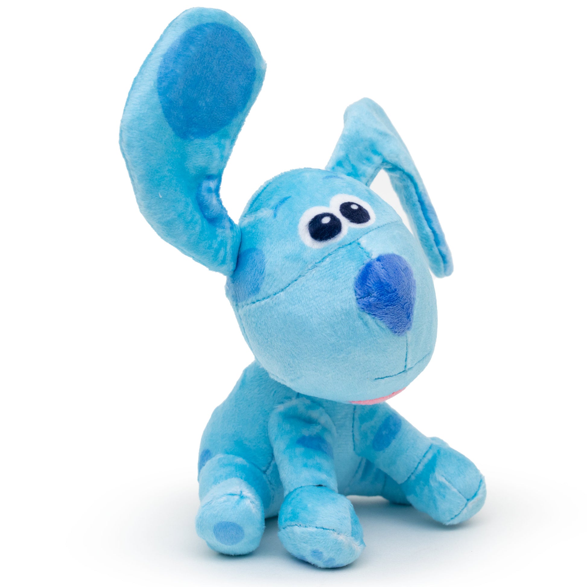 Dog Toy Squeaker Plush - Blue's Clues Blue Full Body Sitting Pose Dog Toy Squeaky Plush Nickelodeon