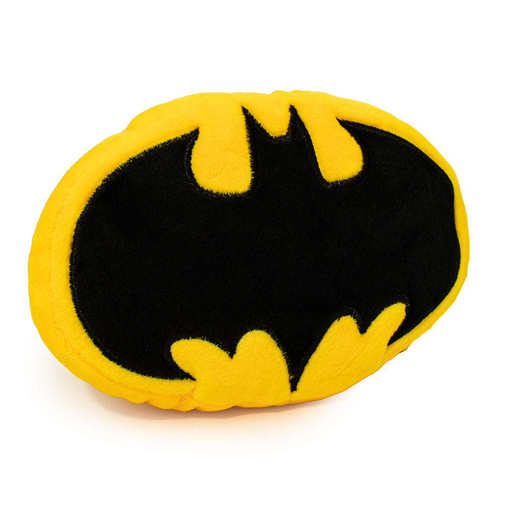 DTPT-BMDV Dog Toy Squeaky Plush - Batman Bat Icon Yellow Black Dog Toy Squeaky Plush DC Comics