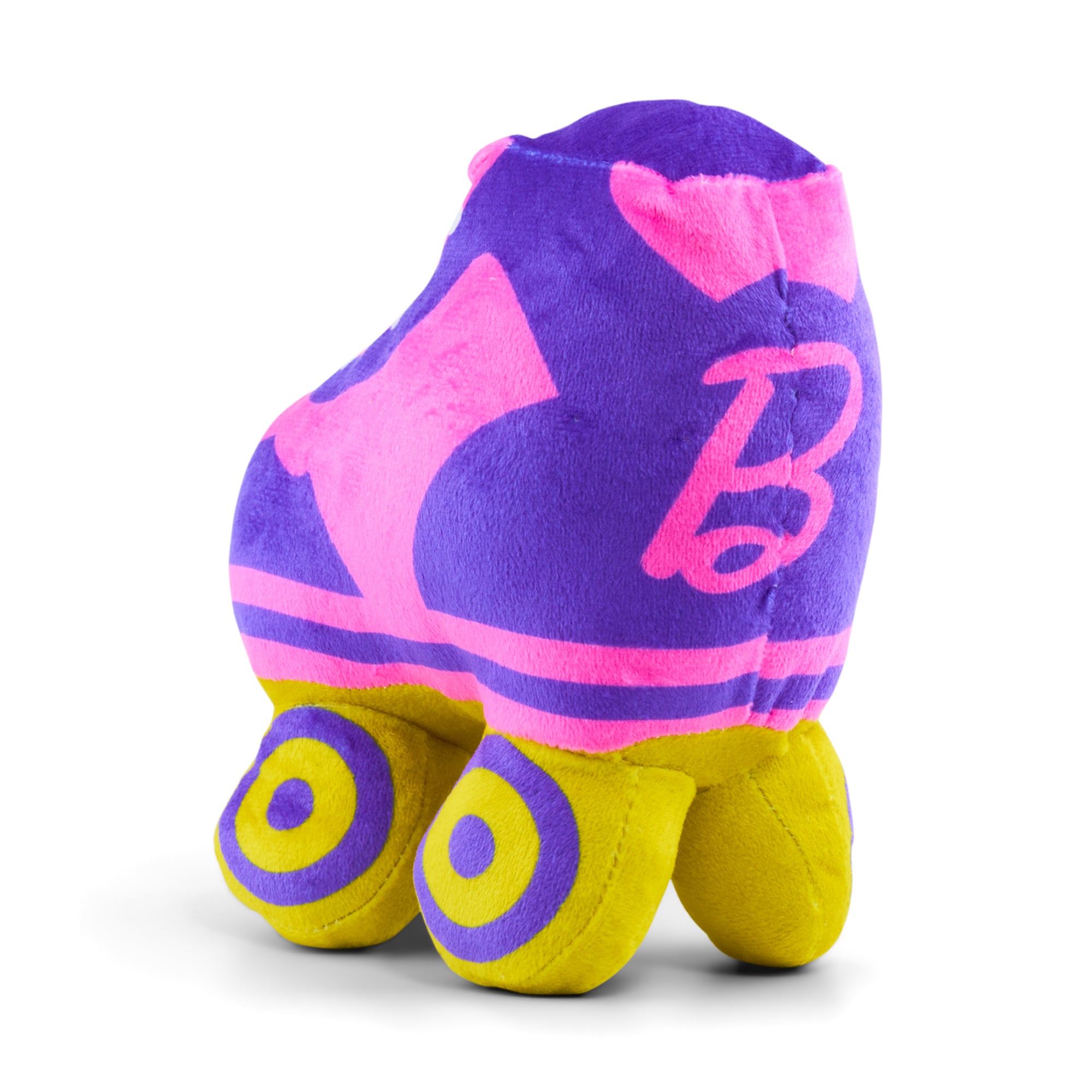 Dog Toy Squeaker Plush - Barbie Roller Skate Replica Pink/Blue Dog Toy Squeaky Plush Barbie