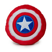 Dog Toy Squeaky Plush - Captain America Shield Red White Blue White Dog Toy Squeaky Plush Marvel Comics