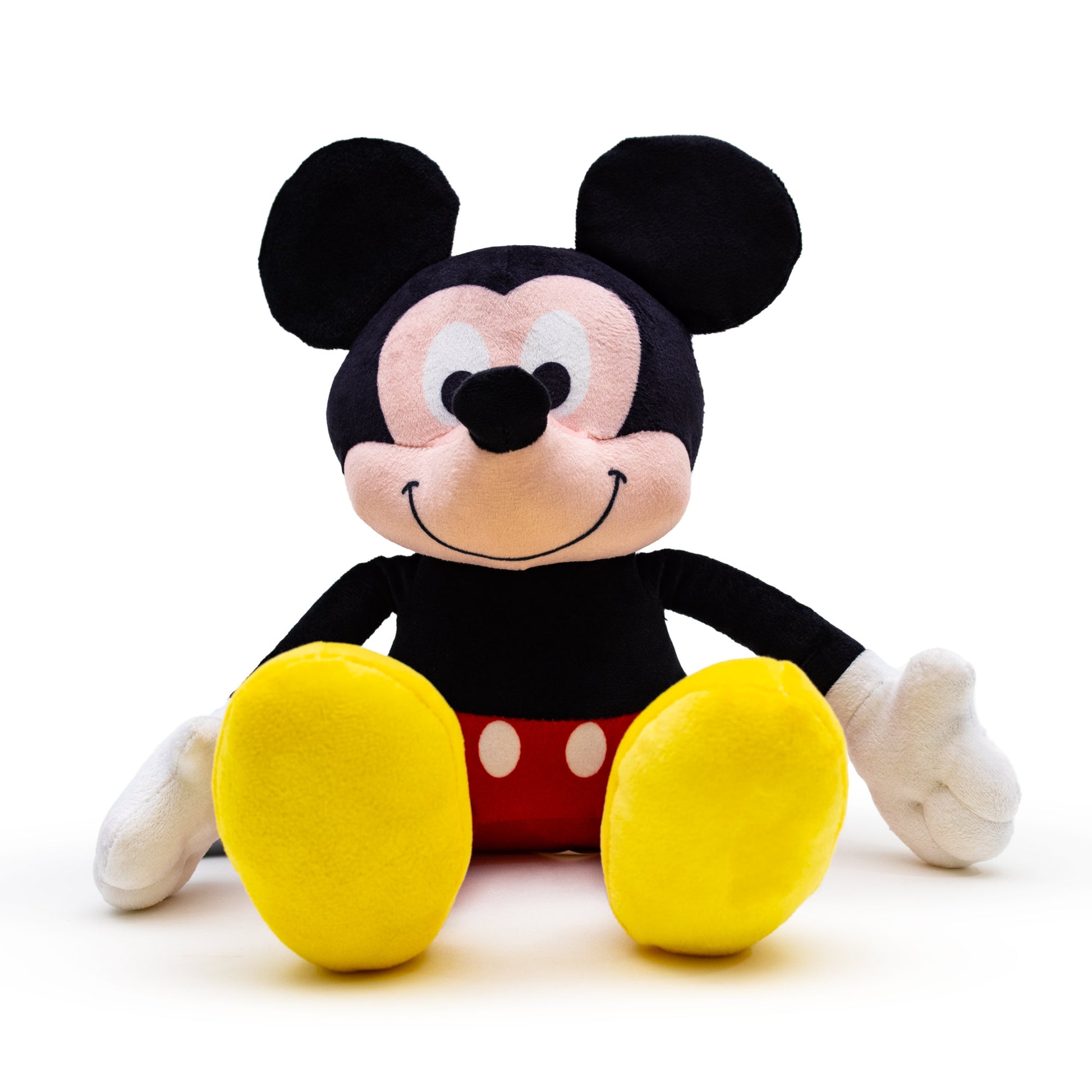 Dog Toy Squeaker Plush - Mickey Mouse Full Body Sitting Pose Dog Toy Squeaky Plush Disney