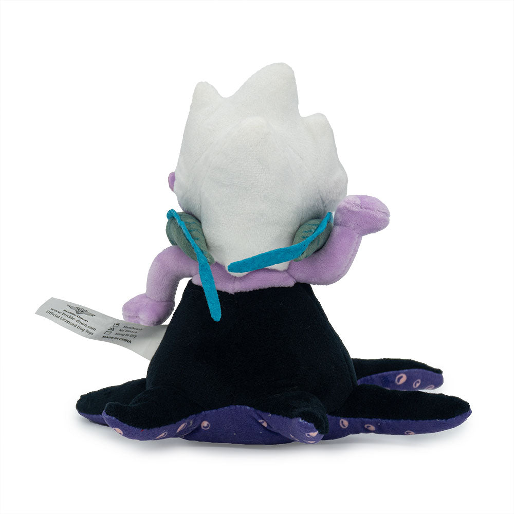 Dog Toy Squeaker Plush - The Little Mermaid Villain Ursula Full Body Pose with Flotsam and Jetsam Dog Toy Squeaky Plush Disney