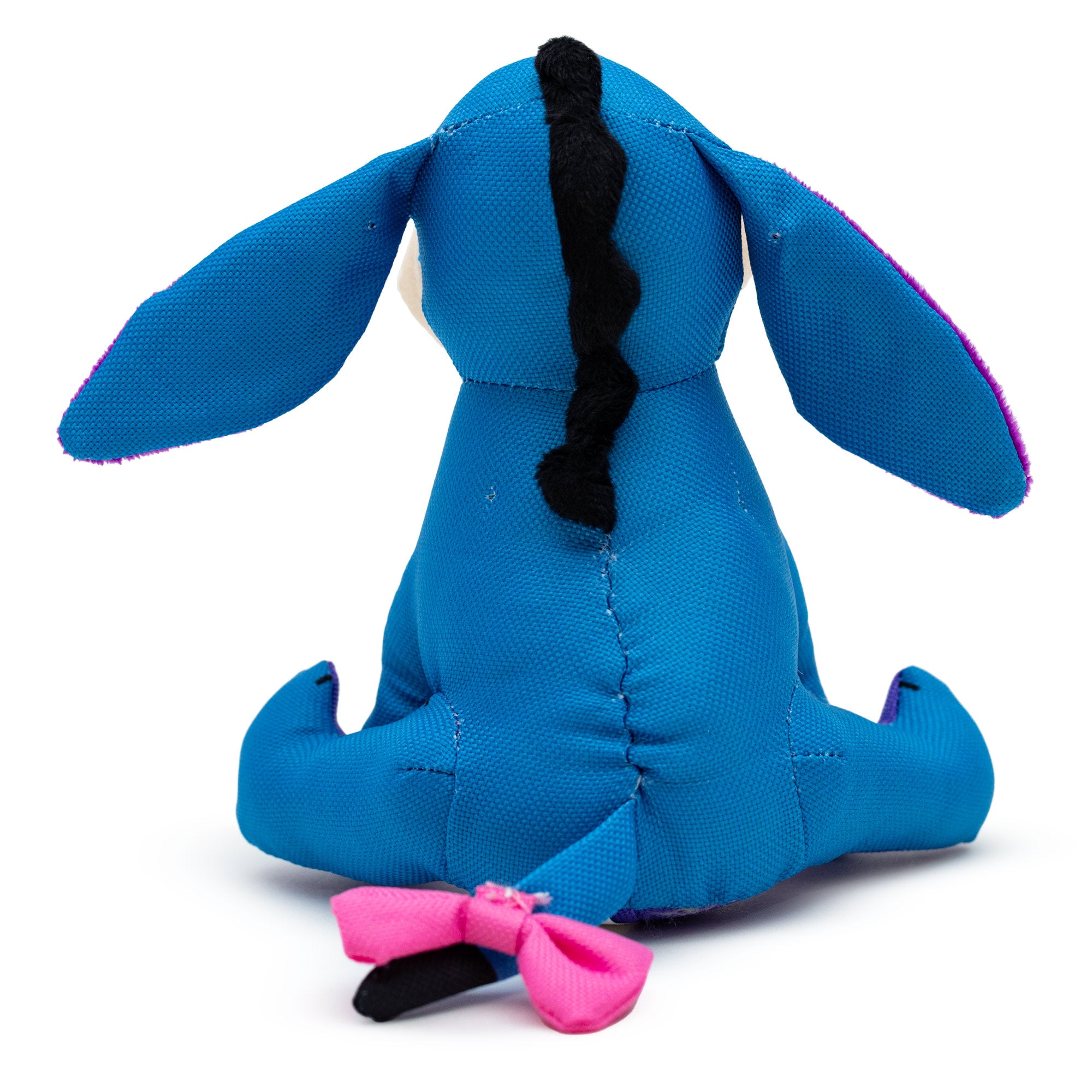 Dog Toy Ballistic Squeaker - Winnie the Pooh Eeyore Sitting Pose Blue Dog Toy Squeaky Plush Disney