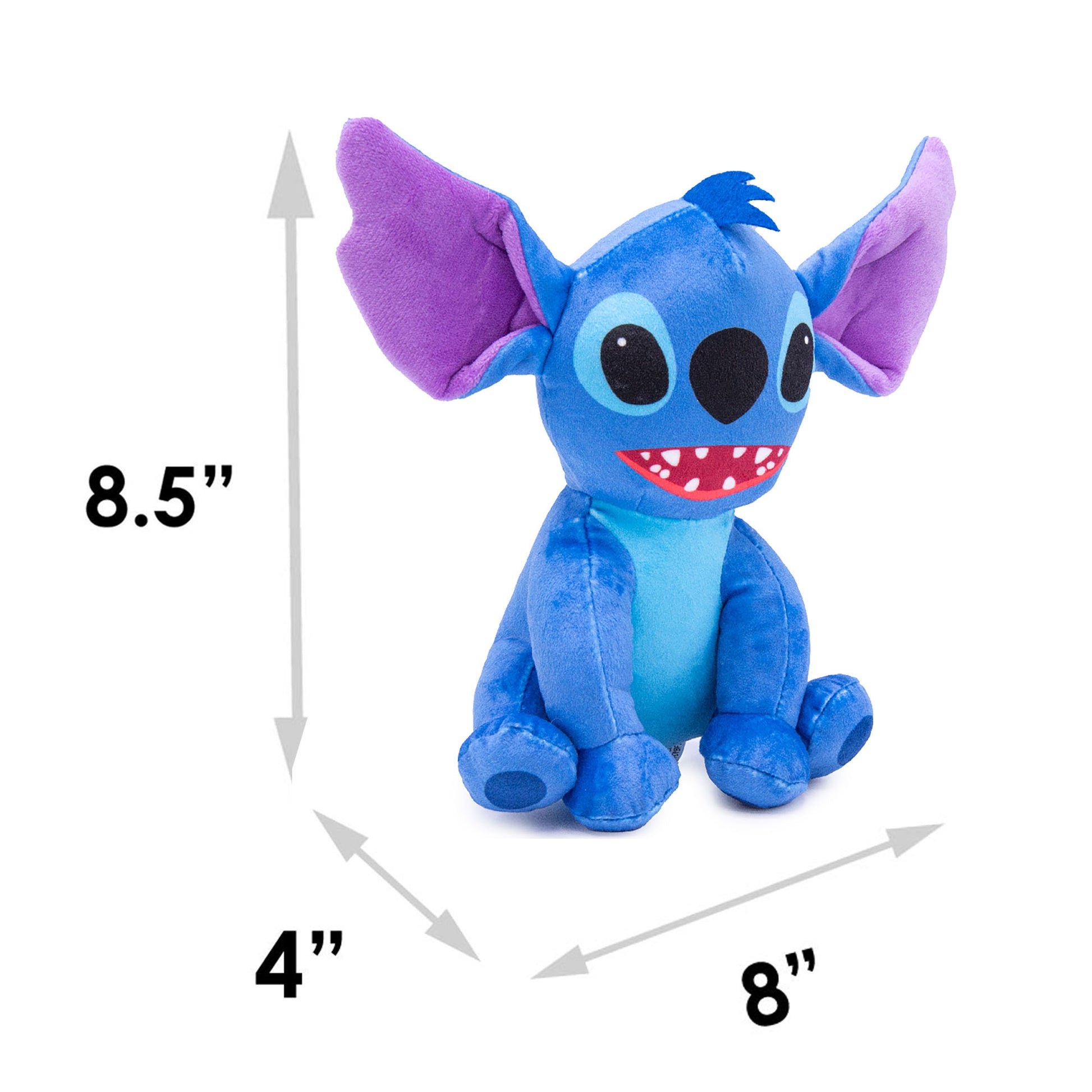 Dog Toy Squeaker Plush - Lilo and Stitch Stitch Full Body Sitting Pose Dog Toy Squeaky Plush Disney