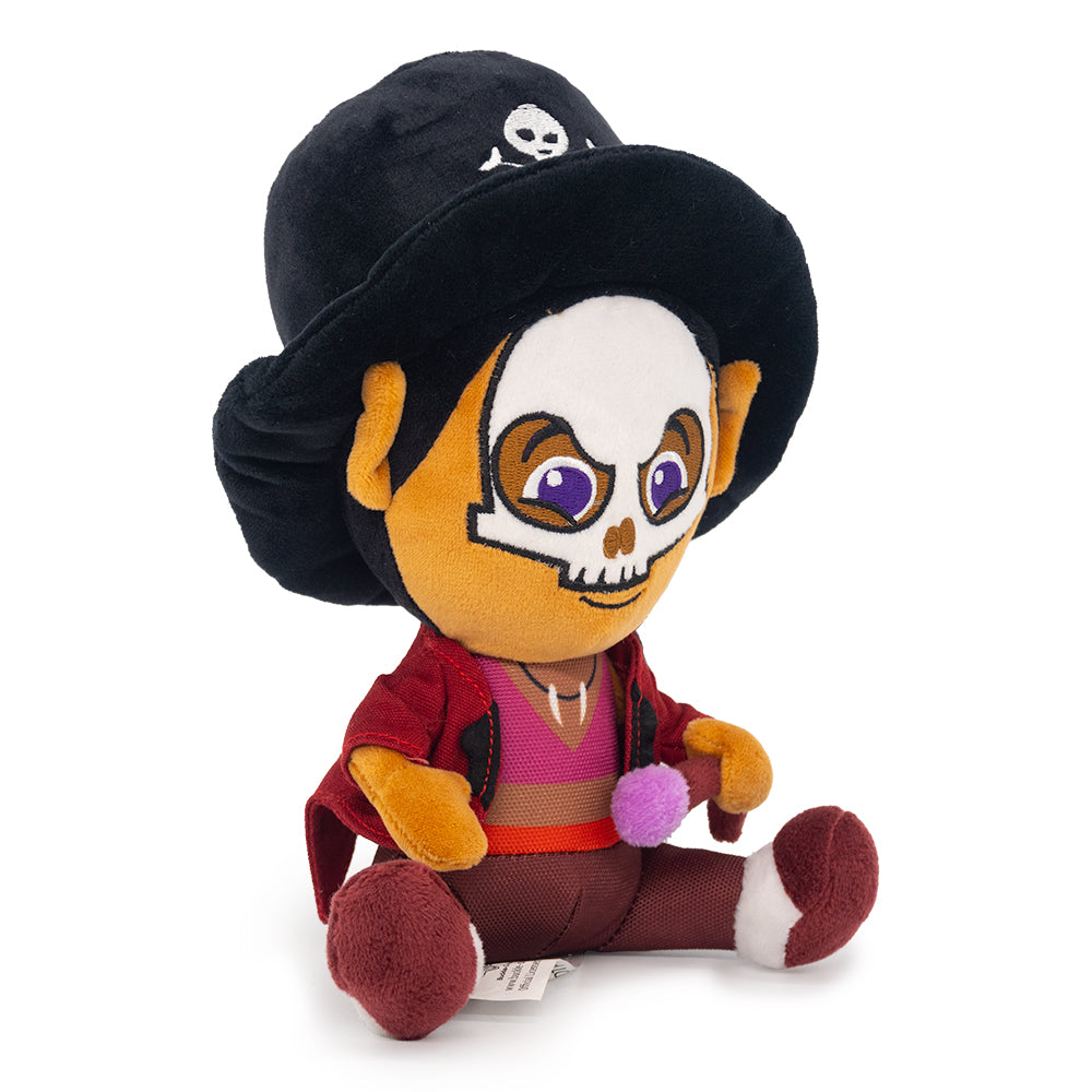 Dog Toy Squeaker Plush - The Princess and the Frog Villain Dr. Facilier Shadow Man Sitting Pose Dog Toy Squeaky Plush Disney