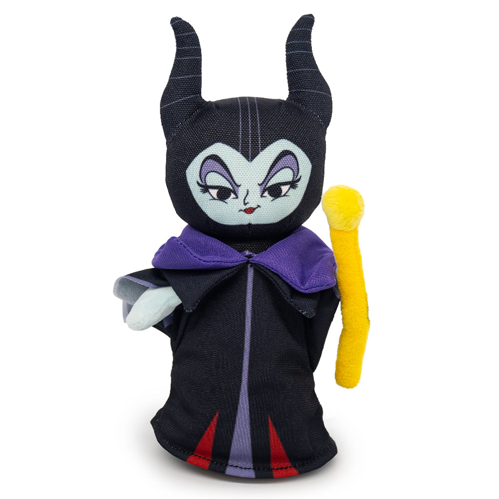 Dog Toy Squeaker Plush - Sleeping Beauty Villain Maleficent Full Body Standing Pose Dog Toy Squeaky Plush Disney