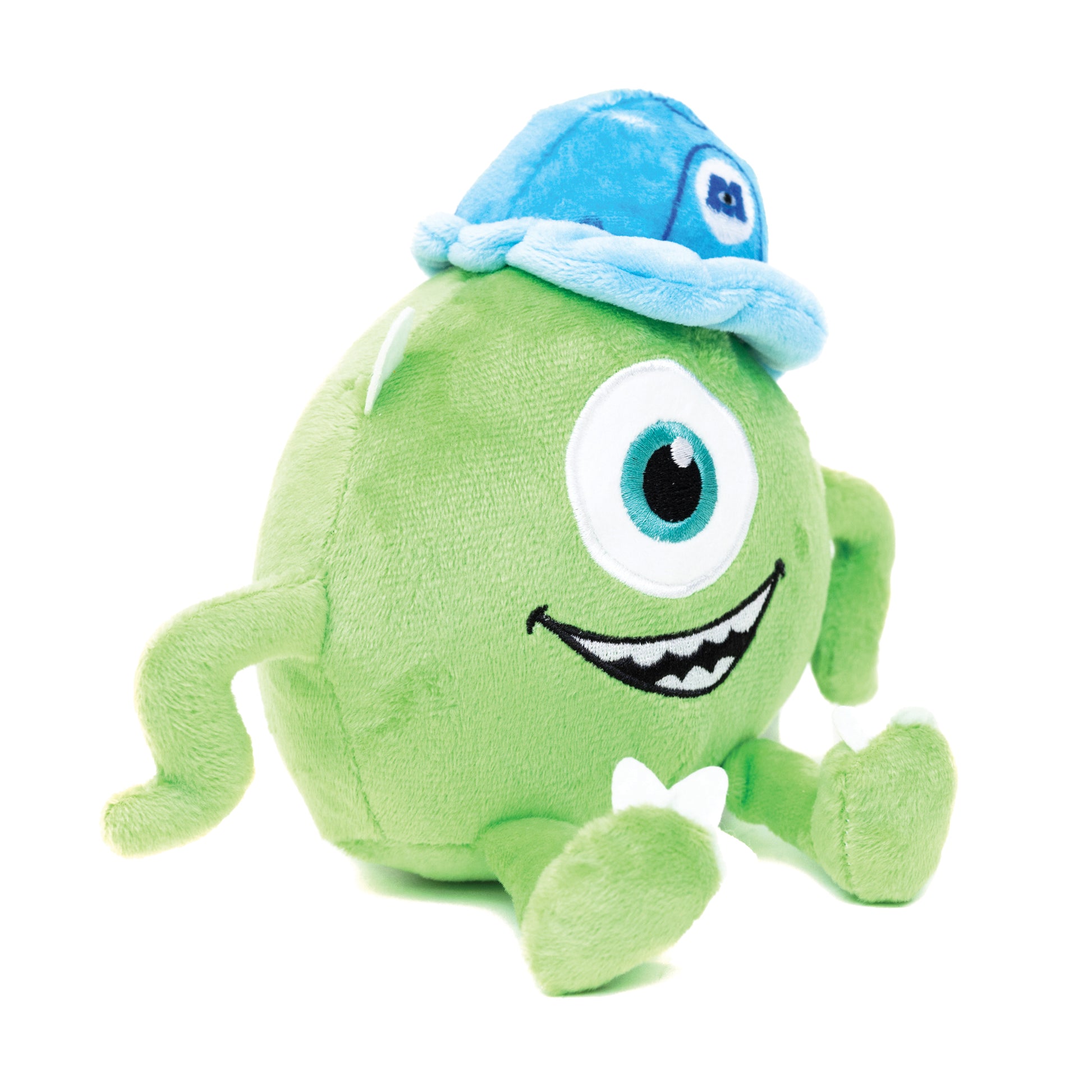 Dog Toy Squeaker Plush - Monsters, Inc. Mike Full Body Sitting Pose Dog Toy Squeaky Plush Disney