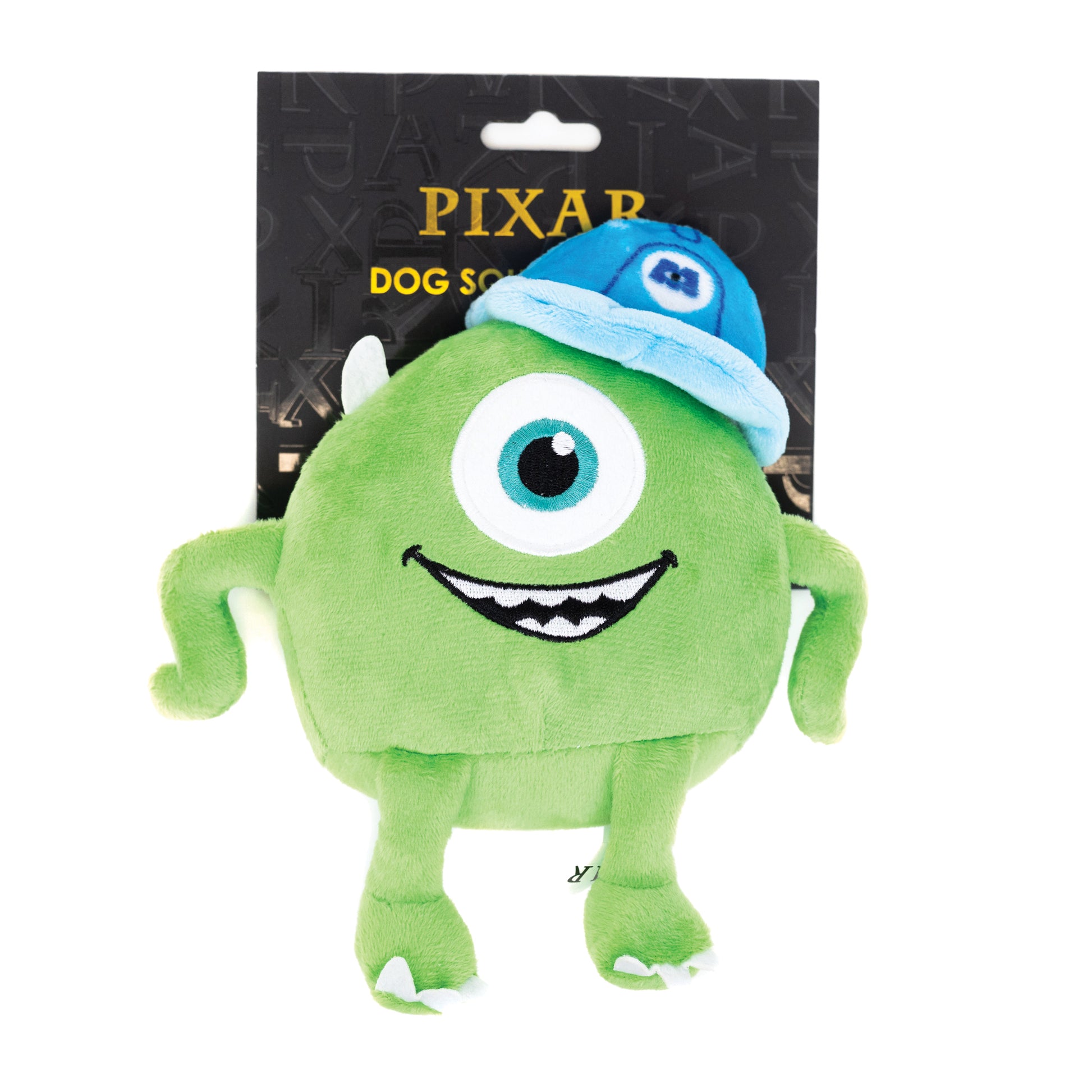 Dog Toy Squeaker Plush - Monsters, Inc. Mike Full Body Sitting Pose Dog Toy Squeaky Plush Disney