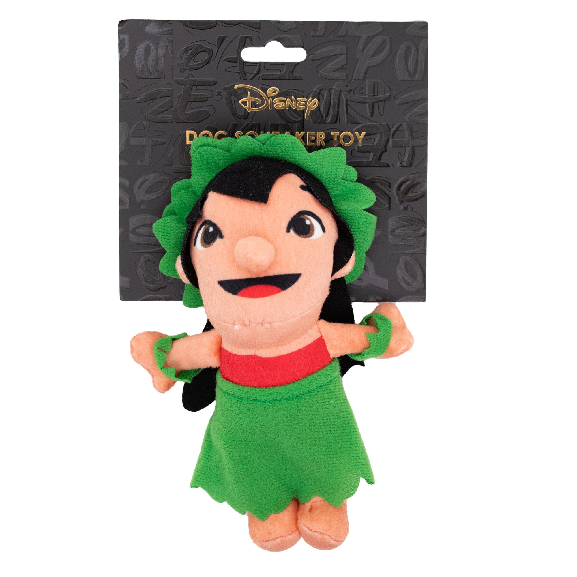 Dog Toy Squeaker Plush - Lilo and Stitch Lilo Hula Dance Full Body Pose Dog Toy Squeaky Plush Disney