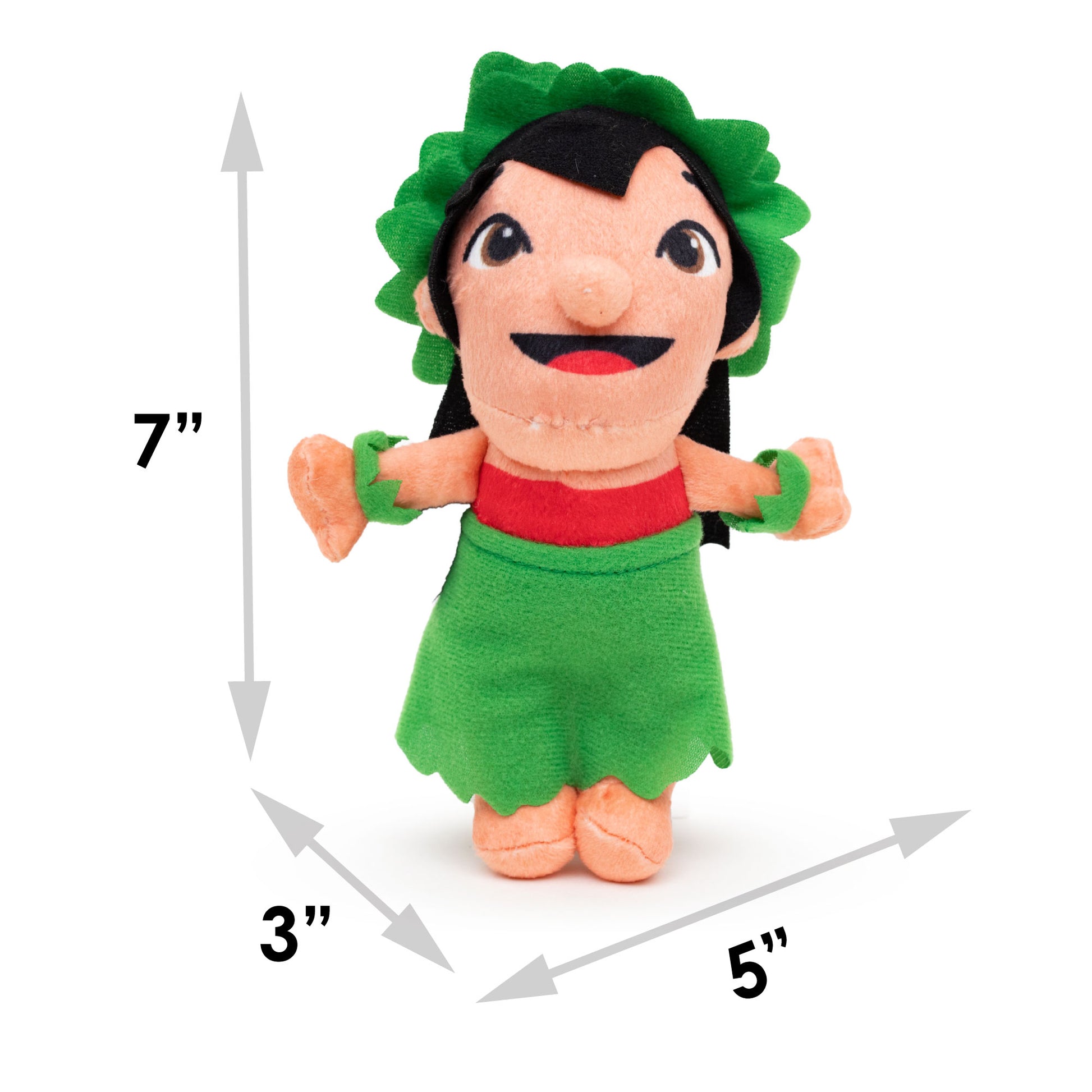 Dog Toy Squeaker Plush - Lilo and Stitch Lilo Hula Dance Full Body Pose Dog Toy Squeaky Plush Disney